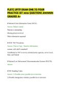 FLETC UPTP EXAM ONE TO FOUR&NewLine;PRACTICE SET 2026 QUESTIONS ANSWERS&NewLine;GRADED A&plus;