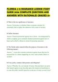 FLORIDA 2 15 INSURANCE LICENSE STUDY&NewLine;GUIDE 2026 COMPLETE QUESTIONS AND&NewLine;ANSWERS WITH RATIONALES GRADED A&plus;