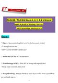 NUR242&colon; Medical-Surgical Nursing Concepts - Comprehensive Exam Review &lpar;Exams 1-5&rpar;