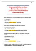 Wellcare ACT Mastery Exam Prep&colon; Broker Questions & Verified Answers &lpar;2026&sol;2027&rpar;&NewLine;