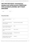 MKC SWE USCG EXAM&comma; comprehensive questions and verified answers &vert;&vert; QUESTIONS WITH ACCURATE ANSWERS &vert; GET IT RIGHT &vert;20252026&excl;&NewLine;&NewLine;