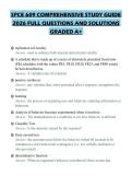 SPCE 609 COMPREHENSIVE STUDY GUIDE&NewLine;2026 FULL QUESTIONS AND SOLUTIONS&NewLine;GRADED A&plus;&NewLine;