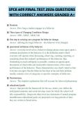 SPCE 609 FINAL TEST 2026 QUESTIONS&NewLine;WITH CORRECT ANSWERS GRADED A&plus;