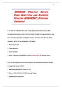 NURS629&colon; Maternal-Newborn Nursing Practice Exam - Verified Q&A &lpar;2026&sol;2027 Update&rpar;
