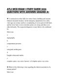 ATLS MCQ EXAM 1 STUDY GUIDE 2026&NewLine;QUESTIONS WITH ANSWERS GRADED A&plus;