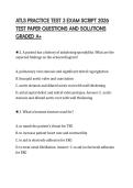 ATLS PRACTICE TEST 3 EXAM SCRIPT 2026&NewLine;TEST PAPER QUESTIONS AND SOLUTIONS&NewLine;GRADED A&plus;&NewLine;