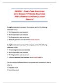 CEA201 - Computer Organization & Architecture&colon; Final Exam Prep &lpar;Verified Solutions&rpar; &sol;2027&NewLine;