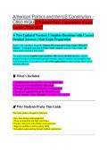 American Politics Study Guide &vert; Government & Policy Review&NewLine;Description&colon; Comprehensive review of American political systems&comma; policies&comma; and institutions&period;&NewLine;Keywords&colon; American politics&comma; government&comma; political science&comma; exam prep
