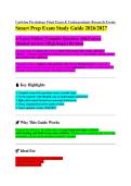 Carleton Psychology Final Exam Study Guide &vert; Review & Prep&NewLine;Description&colon; Final exam study material covering key psychology concepts and theories&period;&NewLine;Keywords&colon; psychology exam&comma; study guide&comma; final exam