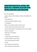 CANFITPRO PRACTICAL ACTUAL TEST&NewLine;BANK FULL TRAINING SOLUTION WITH&NewLine;TESTED QUESTIONS AND RESPONSES