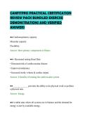 CANFITPRO PRACTICAL CERTIFICATION&NewLine;REVIEW PACK BUNDLED EXERCISE&NewLine;DEMONSTRATIONS AND VERIFIED&NewLine;ANSWERS&NewLine;