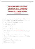 NR 226 Fundamentals&colon; Patient Care Guide & Final Exam Prep &lpar;2026&sol;2027 Verified Solutions&rpar;&NewLine;