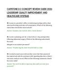 CAPSTONE B 2 CONCEPT REVIEW GUIDE 2026&NewLine;LEADERSHIP QUALITY IMPROVEMENT AND&NewLine;HEALTHCARE SYSTEMS