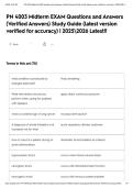 PN 4003 Midterm EXAM Questions and Answers &lpar;Verified Answers&rpar; Study Guide &lpar;latest version verified for accuracy&rpar; &vert; 20252026 Latest&excl;&excl;&NewLine;&NewLine;