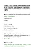 CARDIOLOGY FISDAP 2 EXAM PREPARATION&NewLine;PACK 2026 KEY CONCEPTS AND REVISION&NewLine;NOTES