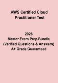 AWS Certified Cloud Practitioner Test &ndash; Practice Exam Questions&comma; Answers & Study Guide PDF