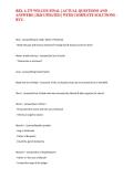 REL A 275 WILCOX FINAL &vert; ACTUAL QUESTIONS AND ANSWERS &vert; 2026 UPDATED &vert; WITH COMPLETE SOLUTIONS - BYU&period;&NewLine;