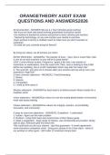 ORANGETHEORY EXAM PACKAGE DEAL  QUESTIONS WITH COMPLETE SOLUTIONS 2026