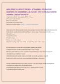 AORN Periop 101 Final Exam 160 Questions and Answers with Verified Detailed Rationales Latest Version A&plus;&NewLine;