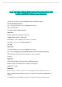 Lean Six Sigma Black Belt Practice Test Questions with &NewLine;Verified ANSWERS &lpar;Guaranteed Success&rpar; 