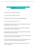 Lean Six Sigma Black Belt- Questions with Verified &NewLine;ANSWERS &lpar;Guaranteed Success&rpar;