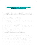 Lean Six Sigma Black Belt- Questions with Verified &NewLine;ANSWERS &lpar;Guaranteed Success&rpar; 