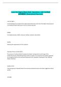 Lean Six Sigma Black Belt- Questions with Verified &NewLine;ANSWERS &lpar;Guaranteed Success&rpar;