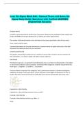 Lean Six Sigma Black Belt - General Terms and Notes Six &NewLine;Sigma Study Guide- Questions with Verified ANSWERS &NewLine;&lpar;Guaranteed Success&rpar;