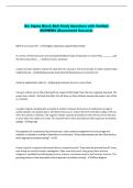 Six Sigma Black Belt Study Questions with Verified &NewLine;ANSWERS &lpar;Guaranteed Success&rpar; 