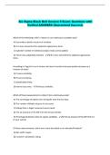 Six Sigma Black Belt Session 5 Exam- Questions with &NewLine;Verified ANSWERS &lpar;Guaranteed Success&rpar; 