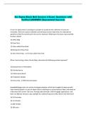 Six Sigma Black Belt Session 4 Exam- Questions with &NewLine;Verified ANSWERS &lpar;Guaranteed Success&rpar; 