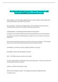 Six Sigma Black Belt Chapter 1 Exam- Questions with &NewLine;Verified ANSWERS &lpar;Guaranteed Success&rpar; 