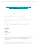 Six Sigma Black Belt Chapter 9 Exam- Questions with &NewLine;Verified ANSWERS &lpar;Guaranteed Success&rpar;