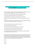 Six Sigma Black Belt Session 11 Exam- Questions with &NewLine;Verified ANSWERS &lpar;Guaranteed Success&rpar; 