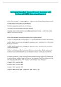 Six Sigma Black Belt Session 3 Exam- Questions with &NewLine;Verified ANSWERS &lpar;Guaranteed Success&rpar; 