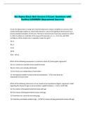 Six Sigma Black Belt Session 8 Exam- Questions with &NewLine;Verified ANSWERS &lpar;Guaranteed Success&rpar; 
