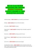BIO 331 REVIEW QUESTIONS AND VERIFIED CORRECT ANSWERS GRADED A&plus; -LATEST 2026-2027- 100- GUARANTEED PASS&period;docx&NewLine;&NewLine;