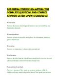 GED SOCIAL STUDIES 2026 ACTUAL TEST&NewLine;COMPLETE QUESTIONS AND CORRECT&NewLine;ANSWERS LATEST UPDATE GRADED A&plus;