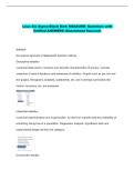 Lean Six Sigma Black Belt&colon; MEASURE- Questions with &NewLine;Verified ANSWERS &lpar;Guaranteed Success&rpar;
