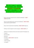BI 331 Exam 2- quizzes QUESTIONS AND VERIFIED CORRECT ANSWERS GRADED A&plus; -LATEST 2026-2027- 100- GUARANTEED PASS&period;docx&NewLine;&NewLine;