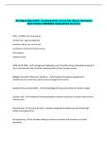 Six Sigma Black Belt - Fundamentals of Lean Six Sigma- Questions &NewLine;with Verified ANSWERS &lpar;Guaranteed Success&rpar;