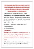 MSK EXAM & PRACTICE TEST BANK &ndash; NEWEST 2026 EDITION &vert; PASS YOUR MUSCULOSKELETAL MEDICINE CERTIFICATION WITH CONFIDENCE&NewLine;&NewLine;