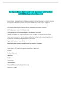 Six Sigma Black Belt Part 4 Test- Questions with Verified &NewLine;ANSWERS &lpar;Guaranteed Success&rpar;