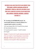NCOEMS EXAM & PRACTICE TEST BANK &ndash; NEWEST 2026 EDITION &vert; PASS YOUR EMT CERTIFICATION WITH CONFIDENCE&NewLine;&NewLine;