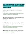 CEN 3721 FINAL EXAM ACTUAL TEST BANK&NewLine;FULL SOLUTION WITH TESTED QUESTIONS&NewLine;AND ANSWERS&NewLine;