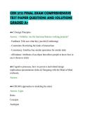 CEN 3721 FINAL EXAM COMPREHENSIVE&NewLine;TEST PAPER QUESTIONS AND SOLUTIONS&NewLine;GRADED A&plus;