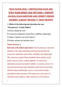 PEAK PILATES LEVEL 1 CERTIFICATION EXAM 2026 &ndash; COMPLETE TEST BANK WITH VERIFIED ANSWERS & STUDY GUIDE&NewLine;&NewLine;