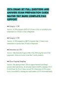 CETA EXAMS SET FULL QUESTIONS AND&NewLine;ANSWERS EXAM PREPARATION GUIDE&NewLine;MASTER TEST BANK COMPLETE PASS&NewLine;SUPPORT&NewLine;