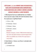 SHRM CP EXAM 2026 &ndash; COMPLETE PACKAGE DEAL WITH CORRECT ANSWERS & RATIONALES&NewLine;&NewLine;