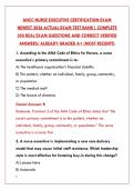 ANCC NURSE EXECUTIVE CERTIFICATION EXAM PREP 2026 &ndash; 200&plus; REAL TEST QUESTIONS & VERIFIED ANSWERS&NewLine;&NewLine;